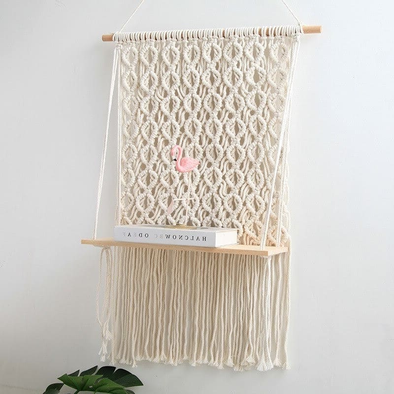 Étagères en Macramé Élégantes Esprit Macramé