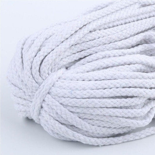 Fil Macramé blanc Premium 5mm - 30m de Créativité Esprit Macramé