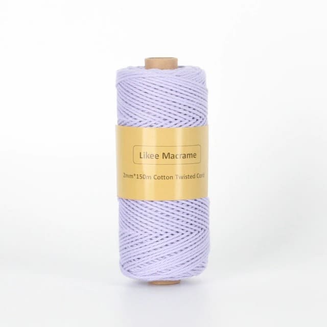 Fil Macramé lila 2 mm - 150 m de Passion Artisanale Esprit Macramé