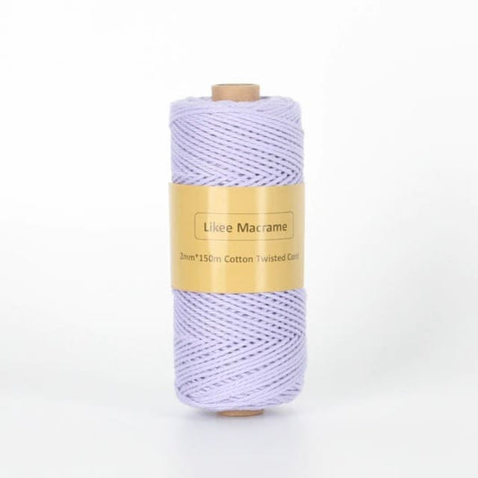 Fil Macramé lila 2 mm - 150 m de Passion Artisanale Esprit Macramé