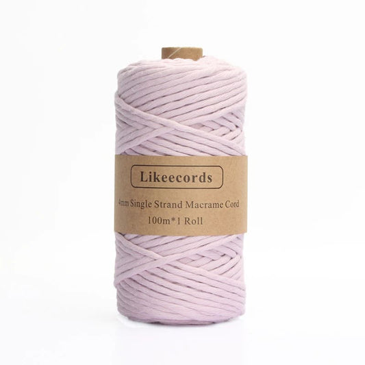 Fil Macramé lila 4 mm - 100 m de créativité Esprit Macramé