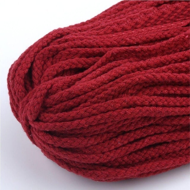 Fil Macramé Rouge Élégance 5mm - 30m Esprit Macramé