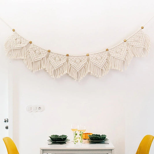 Guirlande en Macramé Artisanale Esprit Macramé