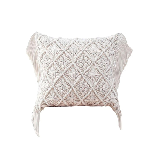 Housse de Coussin Macramé 40x40 Chic Esprit Macramé
