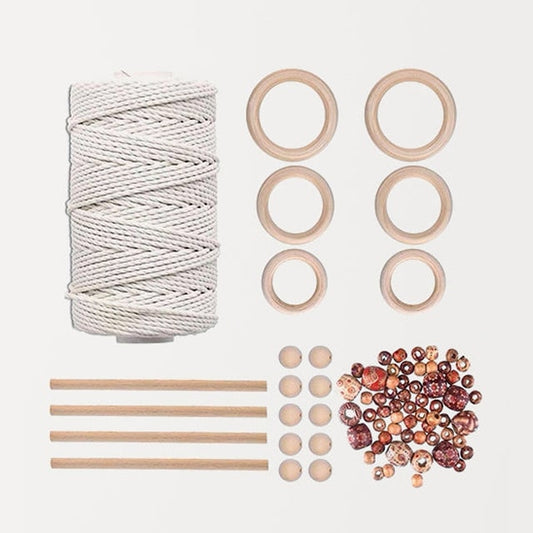 Kit de Macramé Mural Artisanal Esprit Macramé