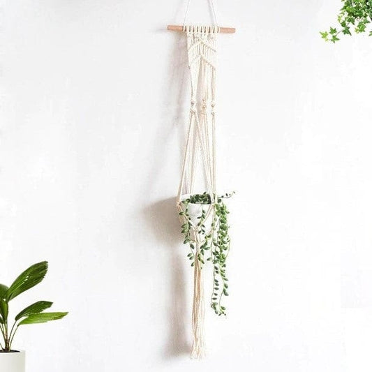 Macramé Chic : Déco Murale Porte-Plante Esprit Macramé