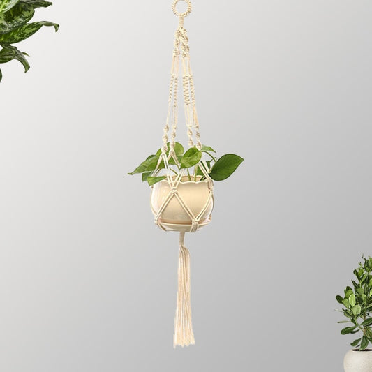 Macramé Éclat pour Suspendre Vos Plantes Esprit Macramé