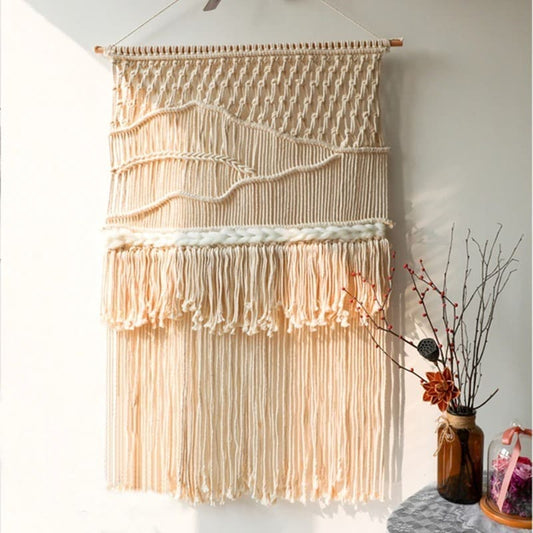 Macramé mural contemporain par Esprit Macramé Esprit Macramé