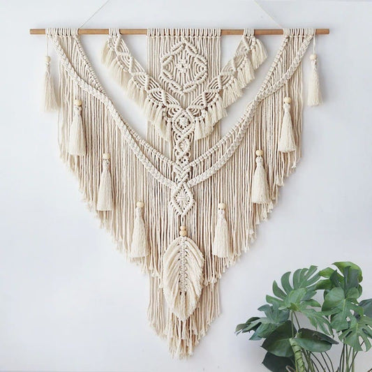 Macramé mural d'exception Esprit Macramé