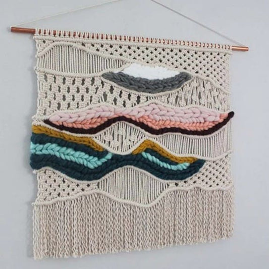 Macramé mural éclatant Esprit Macramé