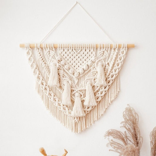 Macramé mural : l'art du tissage réinventé Esprit Macramé