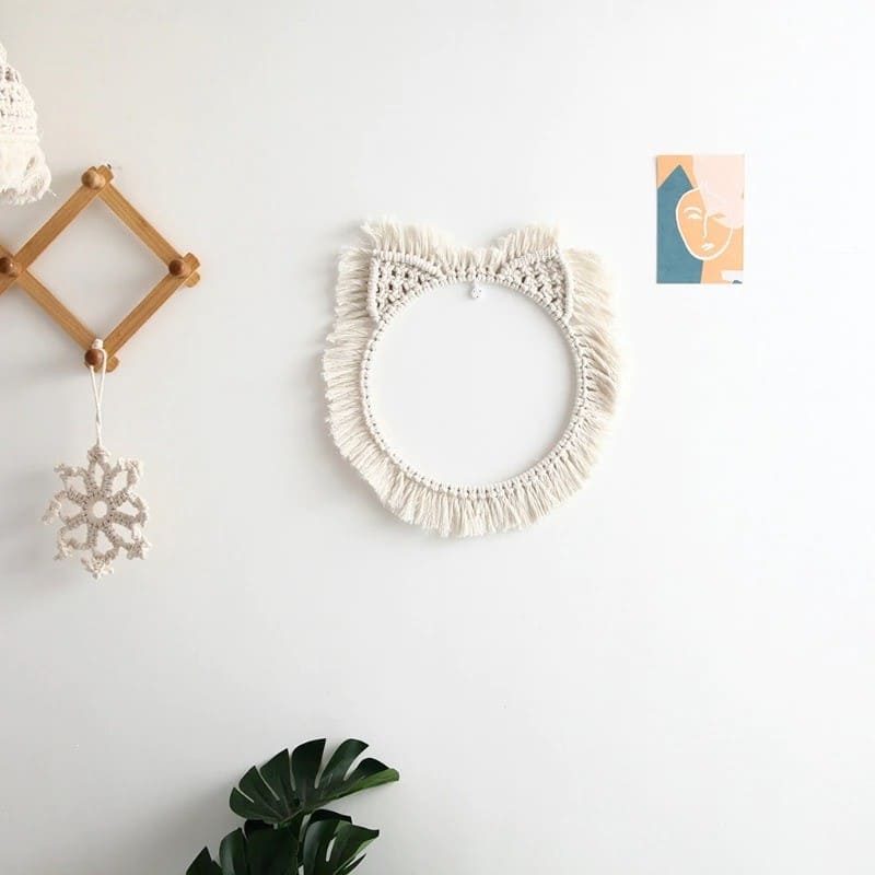 Miroir en Macramé Élégance Esprit Macramé