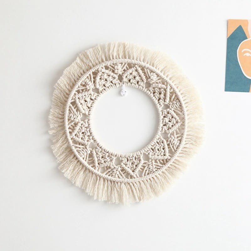 Miroir en Macramé Élégance Esprit Macramé