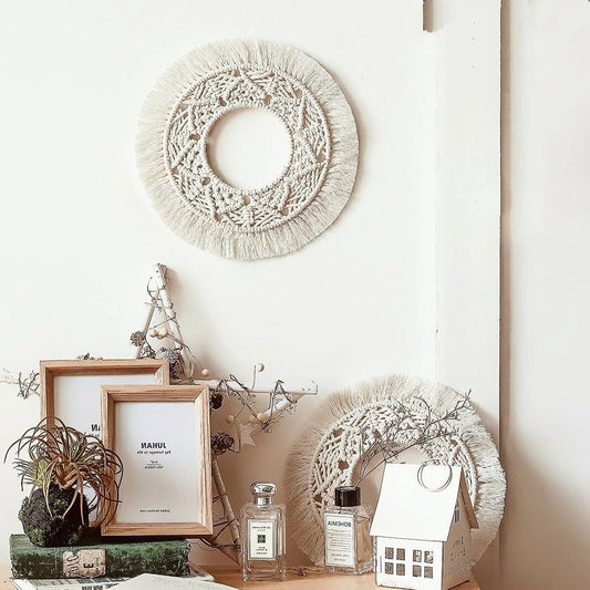 Mural Macramé Rond Élite Esprit Macramé