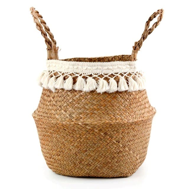 Panier Macramé Thaïlandais Éclatant Esprit Macramé