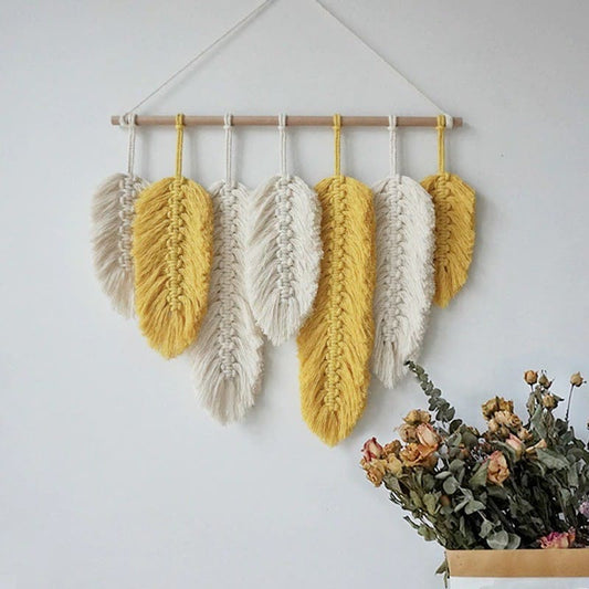Plume et Macramé : L'Art de la Créativité Esprit Macramé