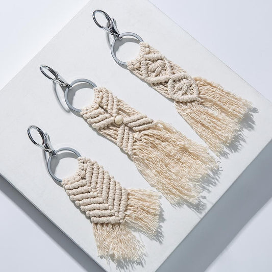 Porte-clé Macramé Élégance Esprit Macramé
