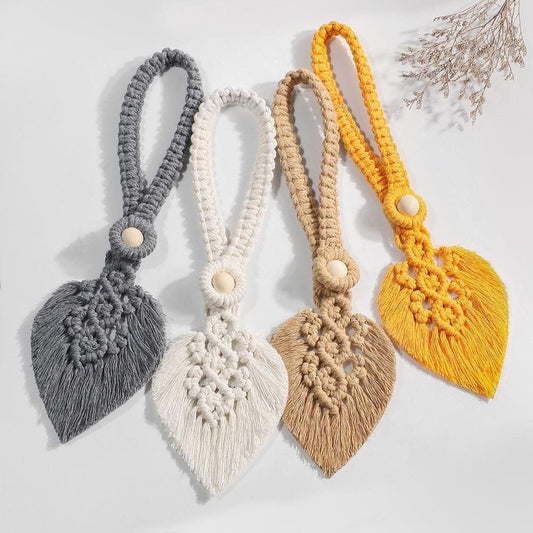 Rideau Feuille Macramé : Élevez Votre Espace Esprit Macramé