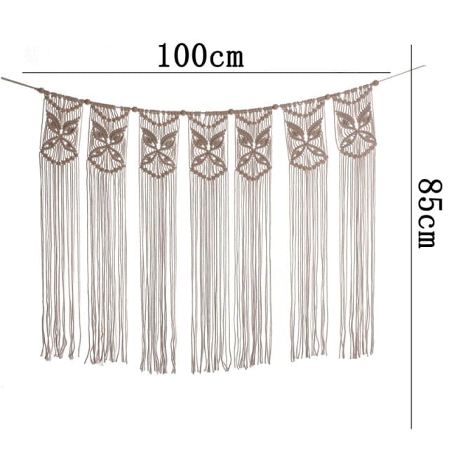 Rideau Macramé Chic Esprit Macramé
