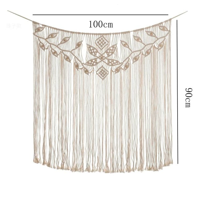Rideau Macramé Chic Esprit Macramé