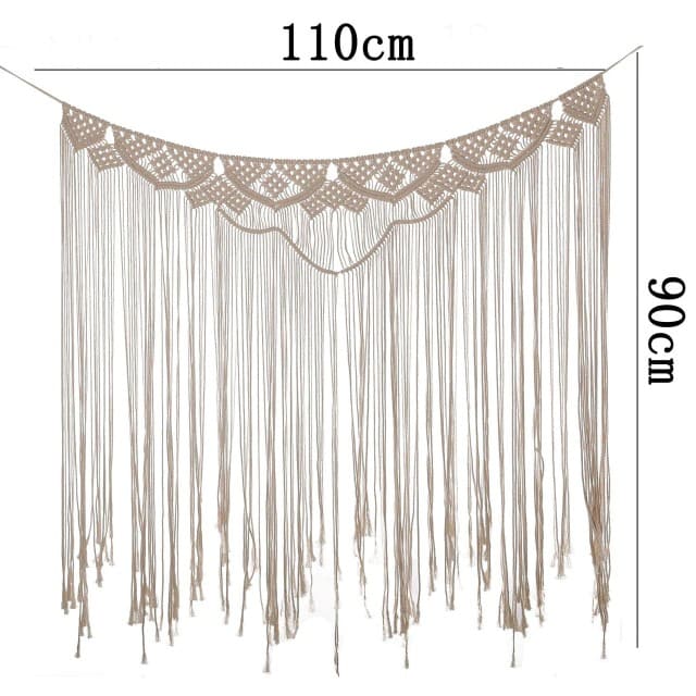 Rideau Macramé Chic Esprit Macramé