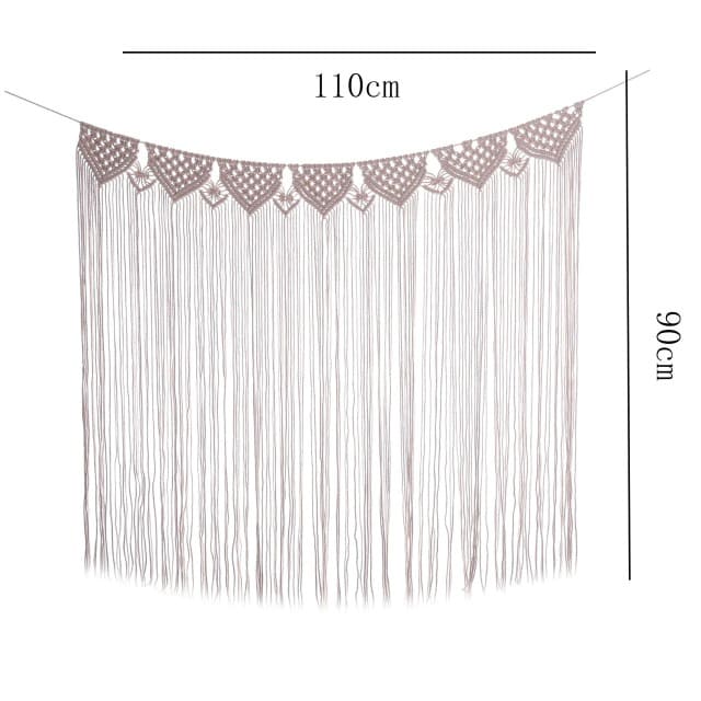 Rideau Macramé Chic Esprit Macramé