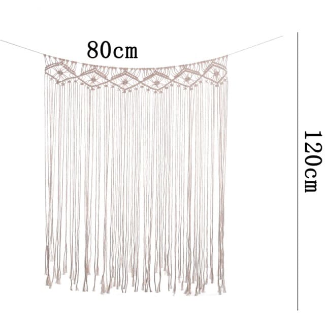 Rideau Macramé Chic Esprit Macramé