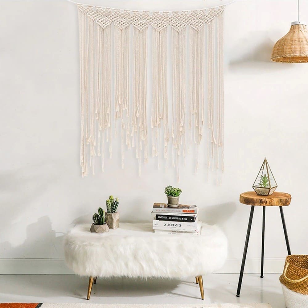 Rideau Macramé Chic Esprit Macramé
