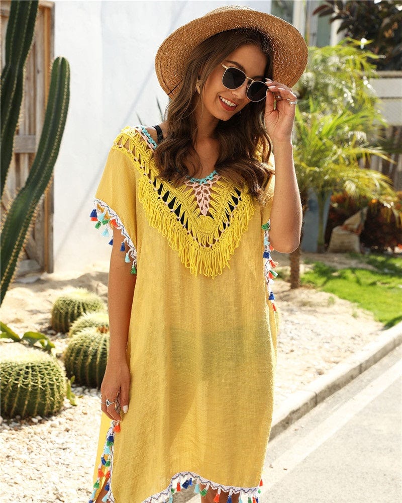 Robe en Macramé Élégance Artisanale Esprit Macramé