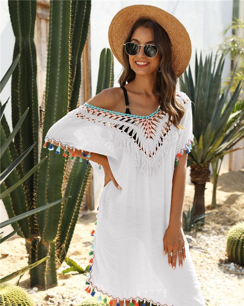 Robe en Macramé Élégance Artisanale Esprit Macramé