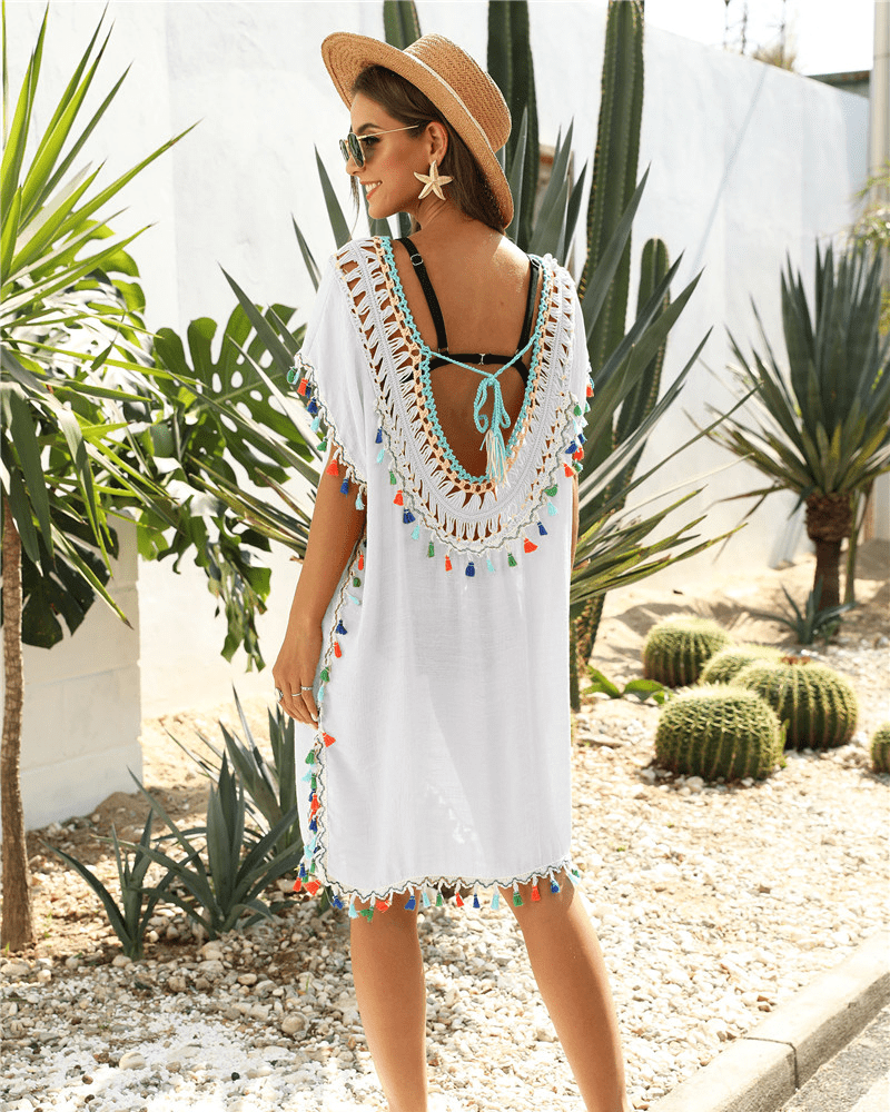 Robe en Macramé Élégance Artisanale Esprit Macramé