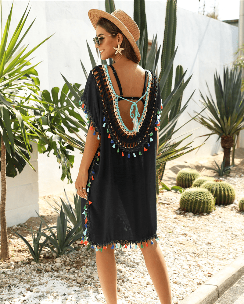 Robe en Macramé Élégance Artisanale Esprit Macramé
