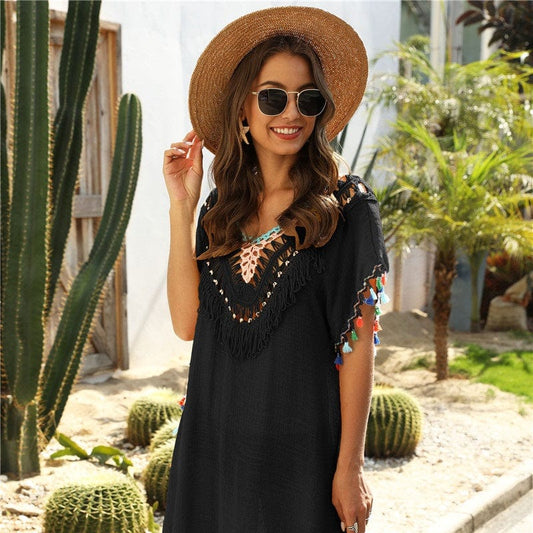 Robe en Macramé Élégance Artisanale Esprit Macramé