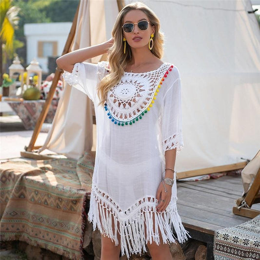 Robe Longue en Macramé Élégance Esprit Macramé