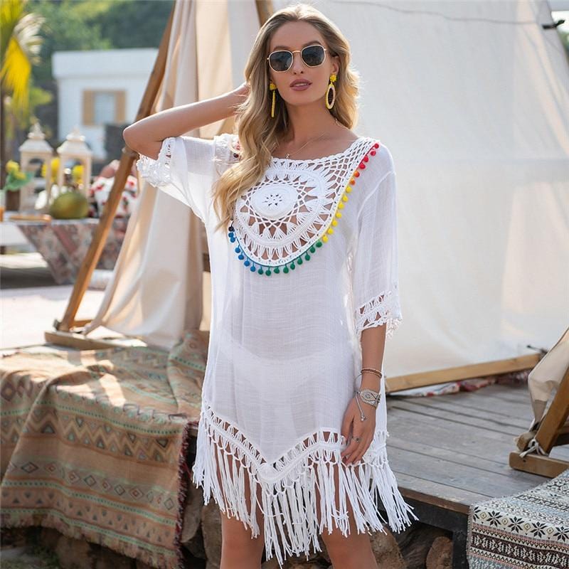 Robe Longue en Macramé Élégance Esprit Macramé