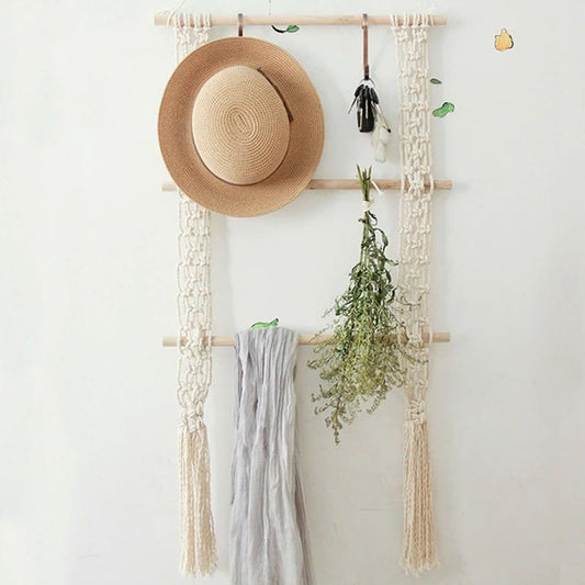 Support mural Macramé Éclatante Esprit Macramé