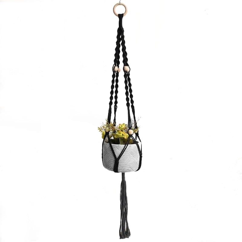 Suspension en Macramé pour plantes élégantes Esprit Macramé