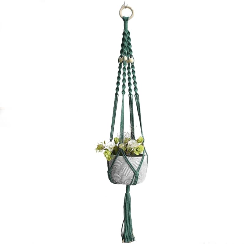 Suspension en Macramé pour plantes élégantes Esprit Macramé