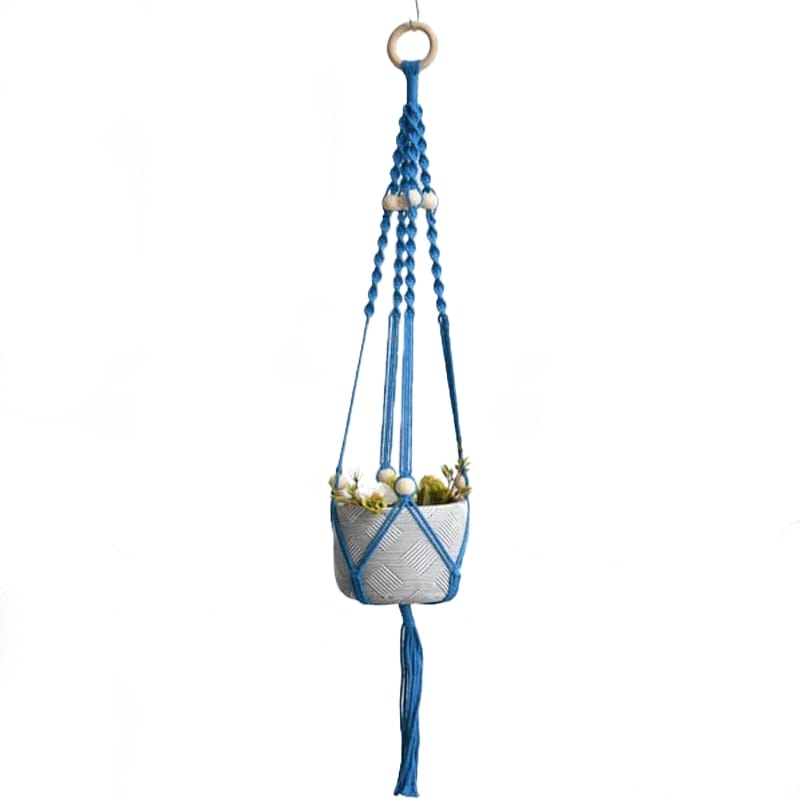 Suspension en Macramé pour plantes élégantes Esprit Macramé