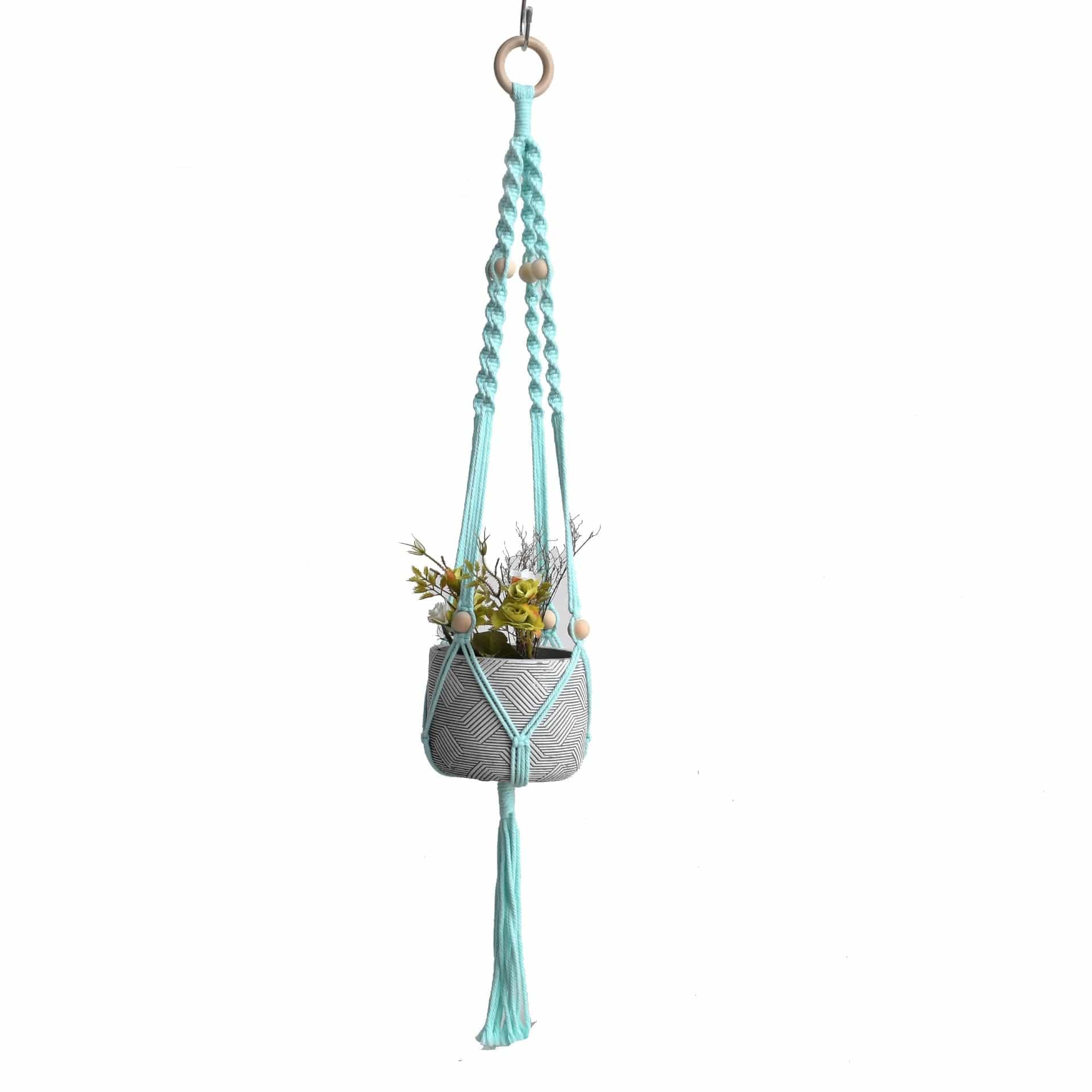 Suspension en Macramé pour plantes élégantes Esprit Macramé