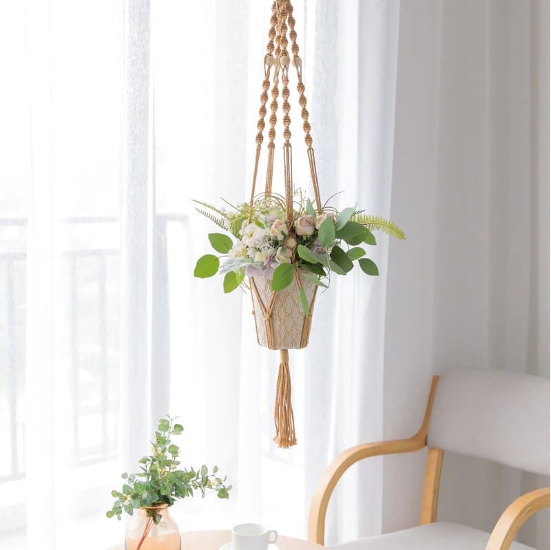 Suspension Macramé Chic Vintage Esprit Macramé