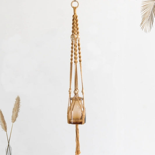 Suspension Macramé Chic Vintage Esprit Macramé