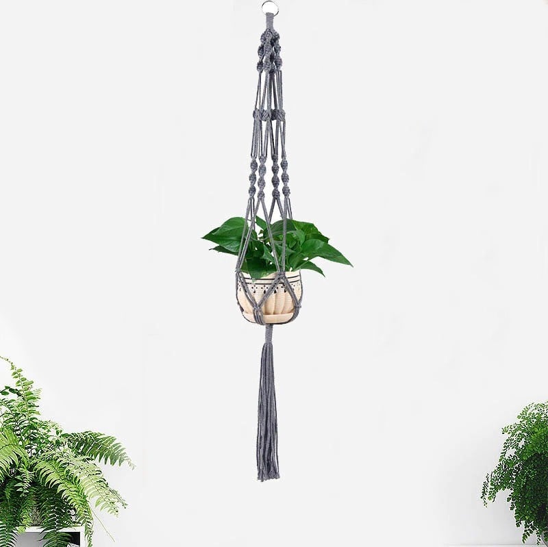Suspension Macramé Colorée Chic Esprit Macramé