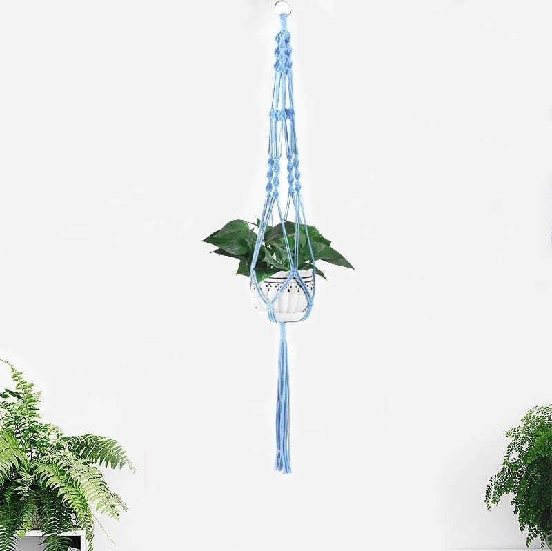 Suspension Macramé Colorée Chic Esprit Macramé
