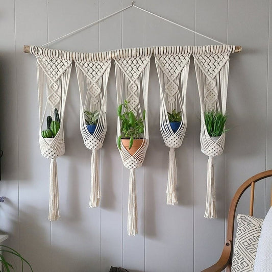 Suspension Macramé Éclatante Esprit Macramé