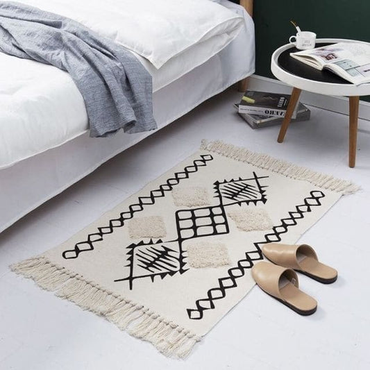 Tapis Macramé Coton Éthique Esprit Macramé